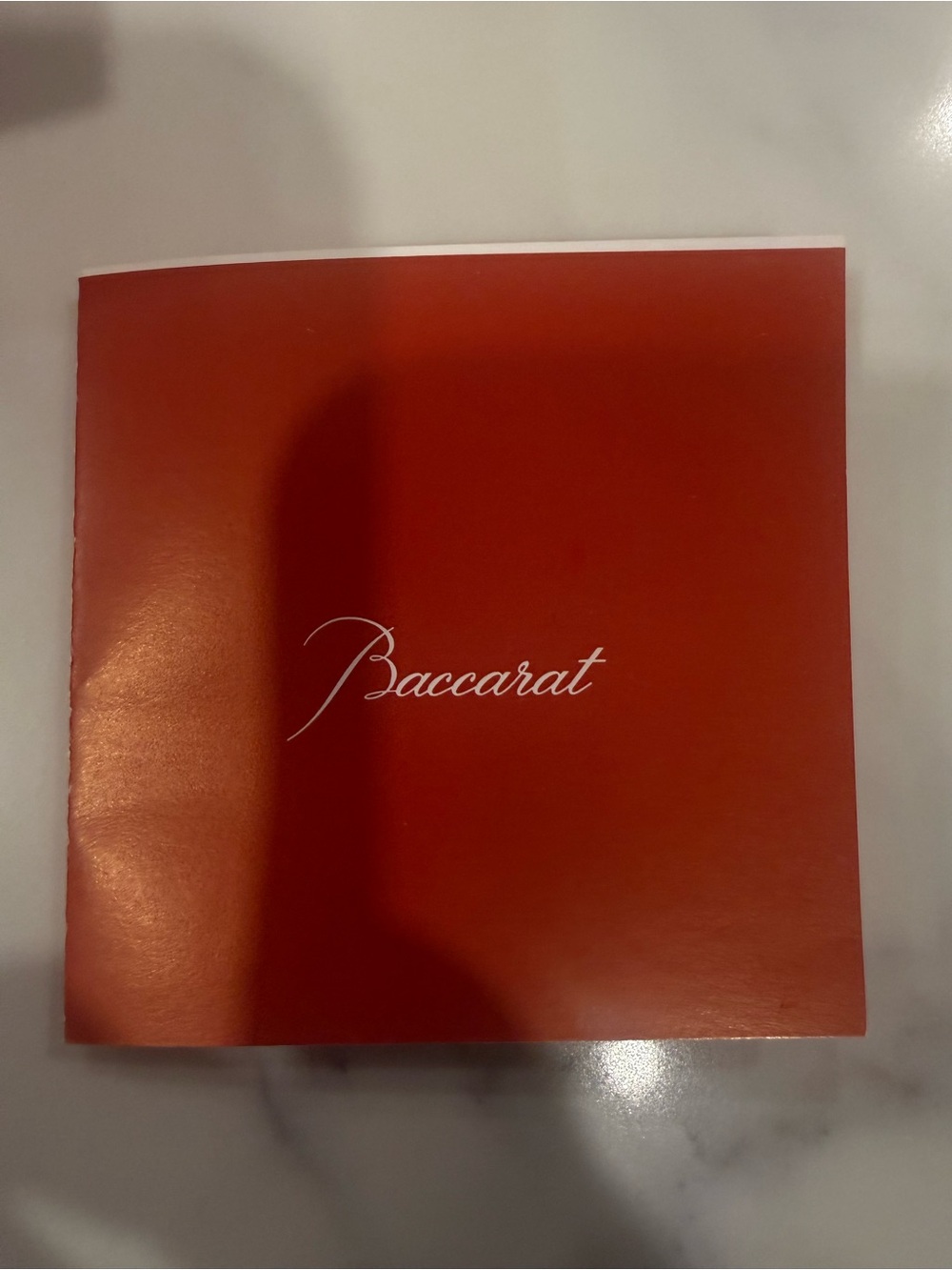 Baccarat Red Box with Script Logo - Picture 8 of 15